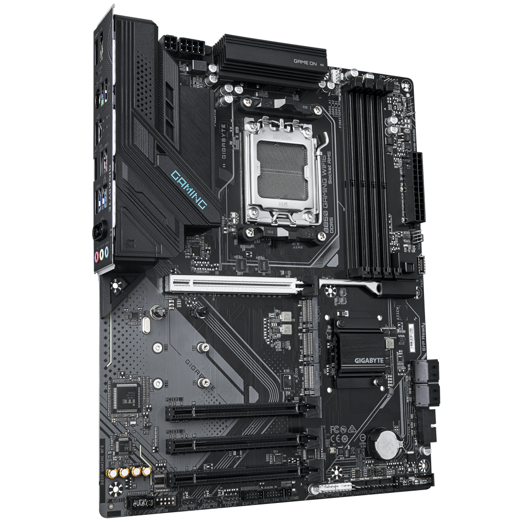 GIGABYTE B850 GAMING WIFI6, 4xDDR5, 3xM.2, DP, HDMI, Type-C, Wi-Fi6E, Bluetooth 5.3, AM5 Soket GAMING Anakart
