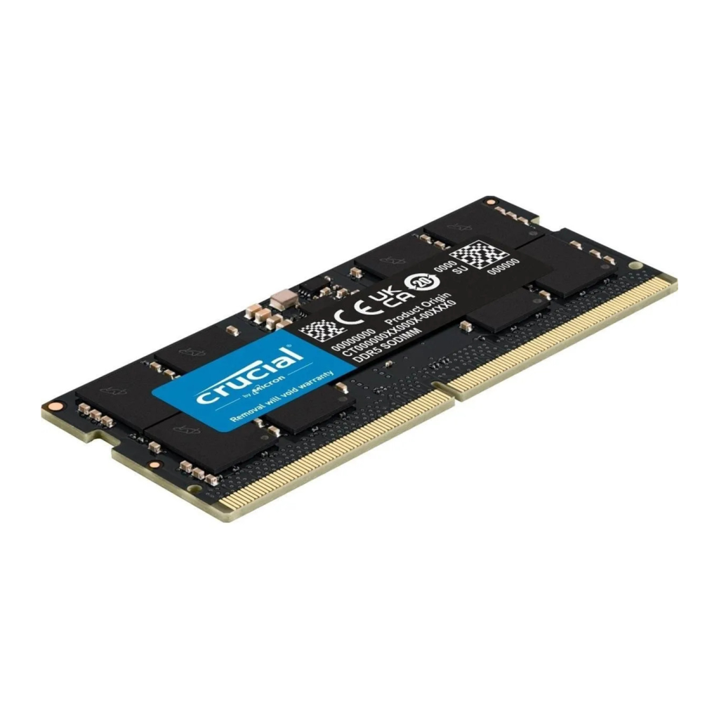 CRUCIAL CT16G52C42S5, 16Gb, 5200Mhz, DDR5 Notebook RAM, SODIMM CL42 1.1V (By Micron)