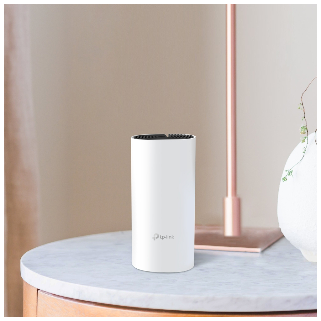 TP-LINK DECO E4, AC1200, Tekli Mesh, 300-867Mbps, Dual Band, 2Port Megabit Lan, 140m2 kapsama Alanı, Router, Geniş Alan İnternet Ağı Sağlayıcısı