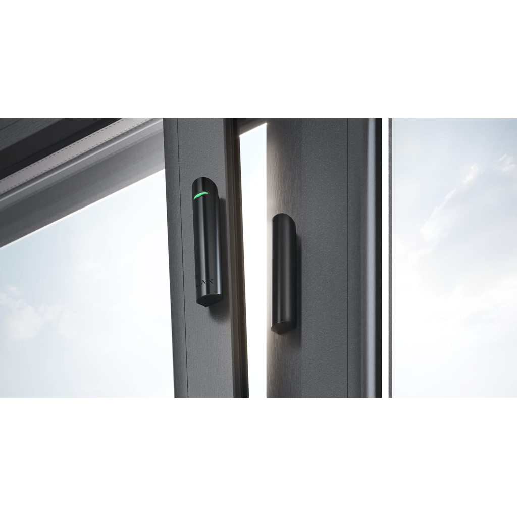 AJAX, DoorProtect Plus, Kablosuz Darbe Dedektörü, Siyah