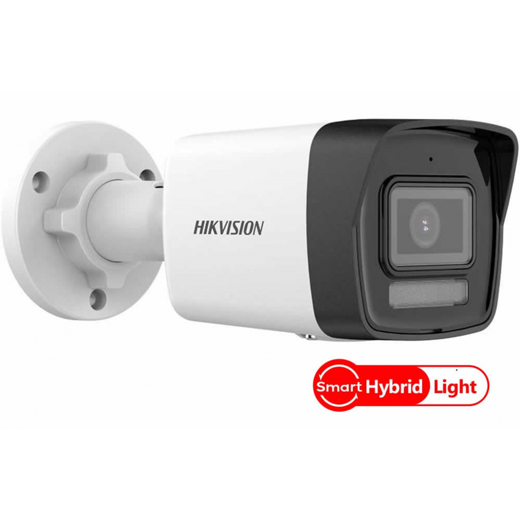 HIKVISION DS-2CD1023G2-LIUF 2Mpix, 4mm Lens, H265+ ,30Mt Gece Görüşü, Hybrid Light, SD Kart,Dahili Mikrofon, PoE, Bullet IP Kamera