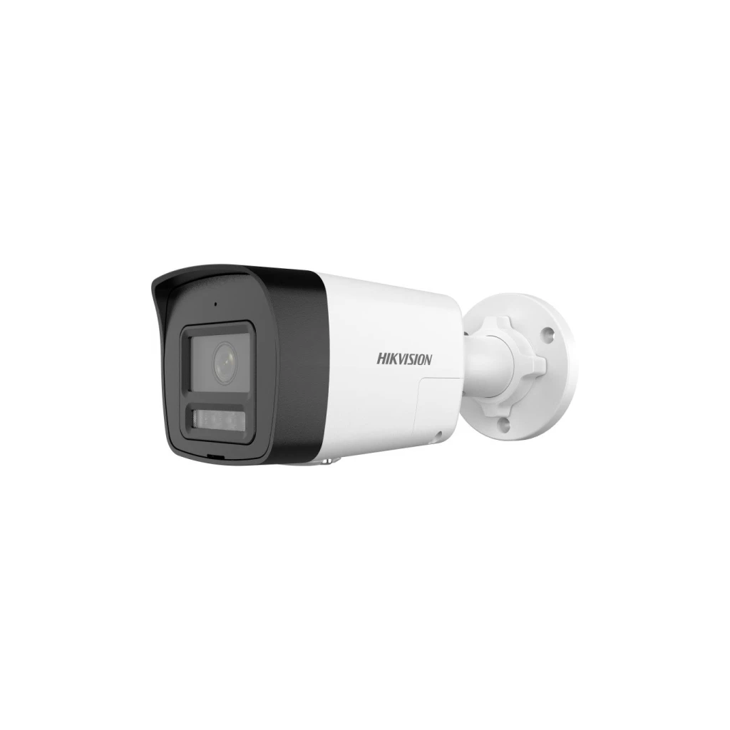 HIKVISION DS-2CD1041G2-LIUF 4Mpix, 2,8mm Lens, H265+,20Mt Gece Görüşü, Hybrid Light, SD Kart,Dahili Mikrofon, PoE, Bullet IP Kamera