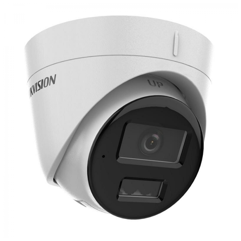 HIKVISION DS-2CD1323G2-LIUF 2Mpix, 2,8mm Lens, H265+, Hybrid Light,  30Mt Gece Görüşü, PoE, Mikrofonlu Dome IP Kamera