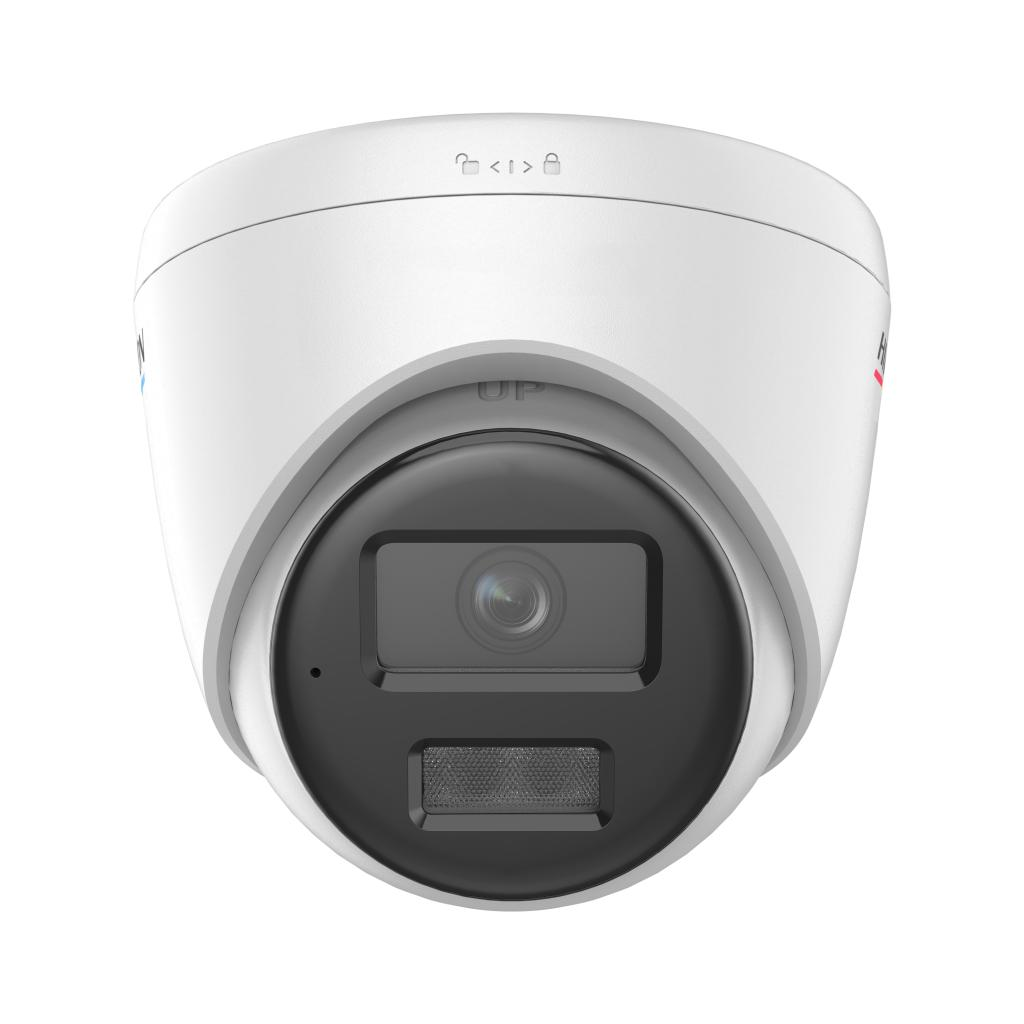 HIKVISION DS-2CD1347G2H-LUF, 4Mpix, 2,8mm Lens, H265+, 30Mt Gece Görüşü, Dahili Mikrofon, Color Vu Lite, Full Time Color, Dome IP Kamera