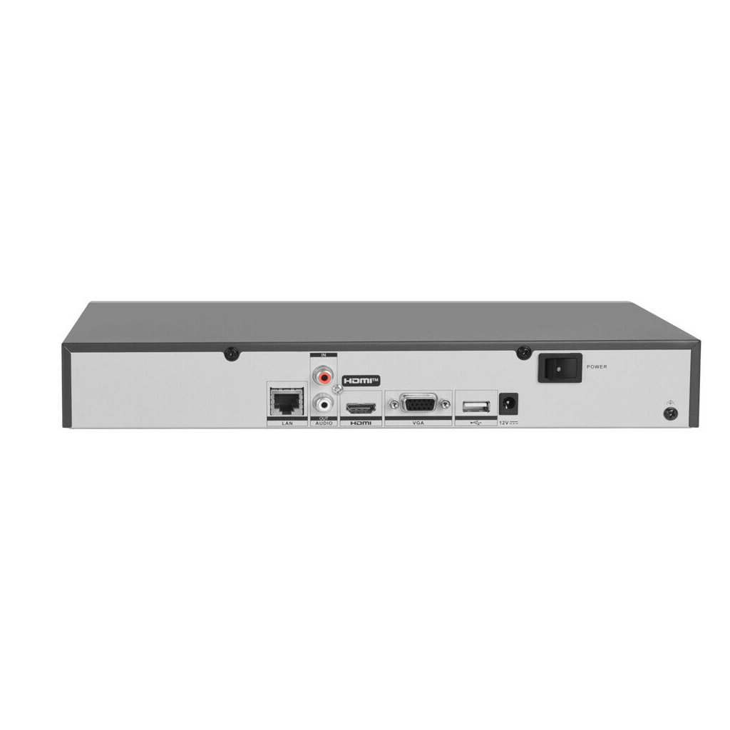 HIKVISION DS-7616NXI-K1, 16Kanal, 12Mpix, H265+, AcuSense, 1 HDD Desteği, 2160P Kayıt, 160Mbps Bant Genişliği, Metal Kasa, NVR