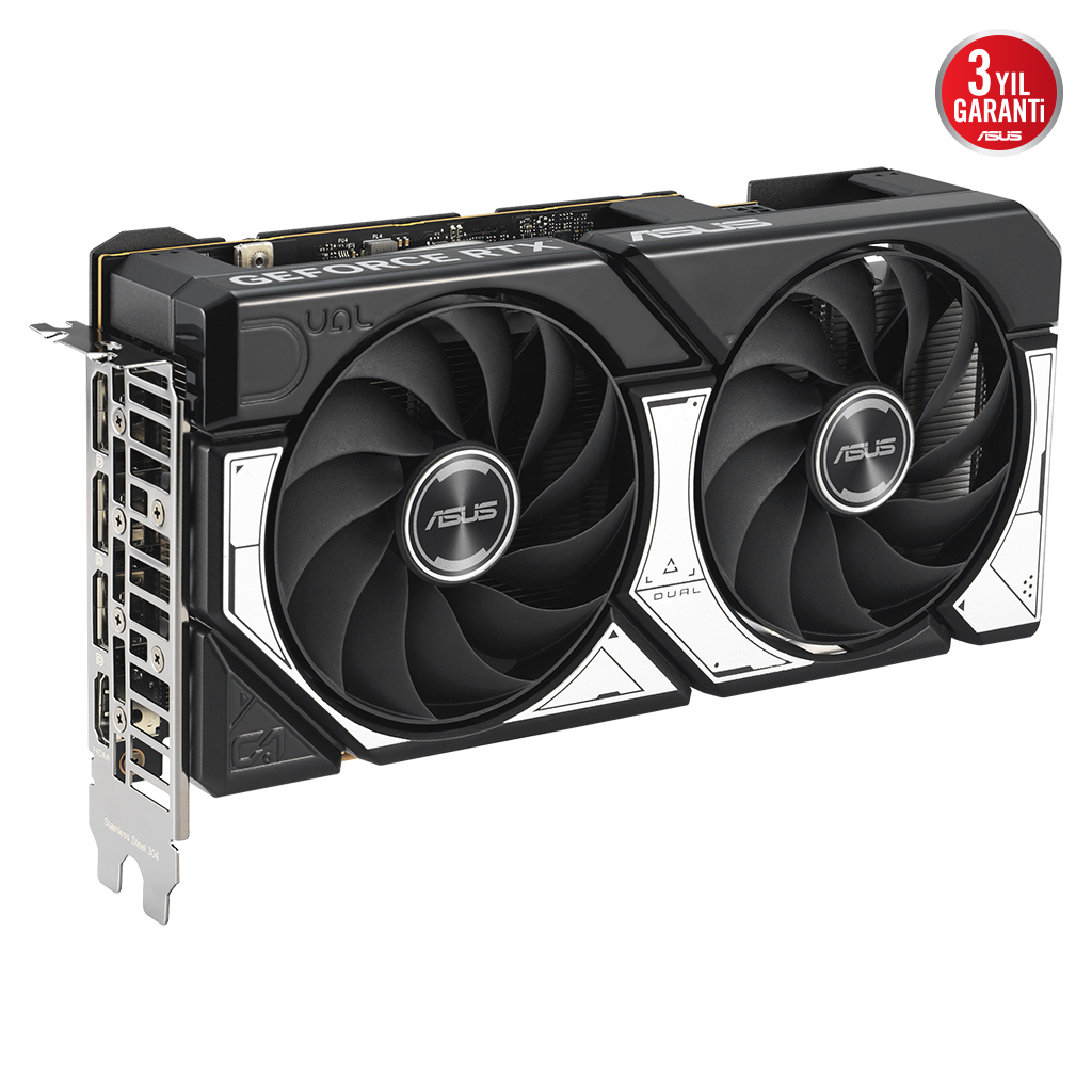 ASUS DUAL-RTX5060-O8G, 8Gb, 128Bit, GDDR7, 1xHDMI, 3xDP GAMING Ekran Kartı