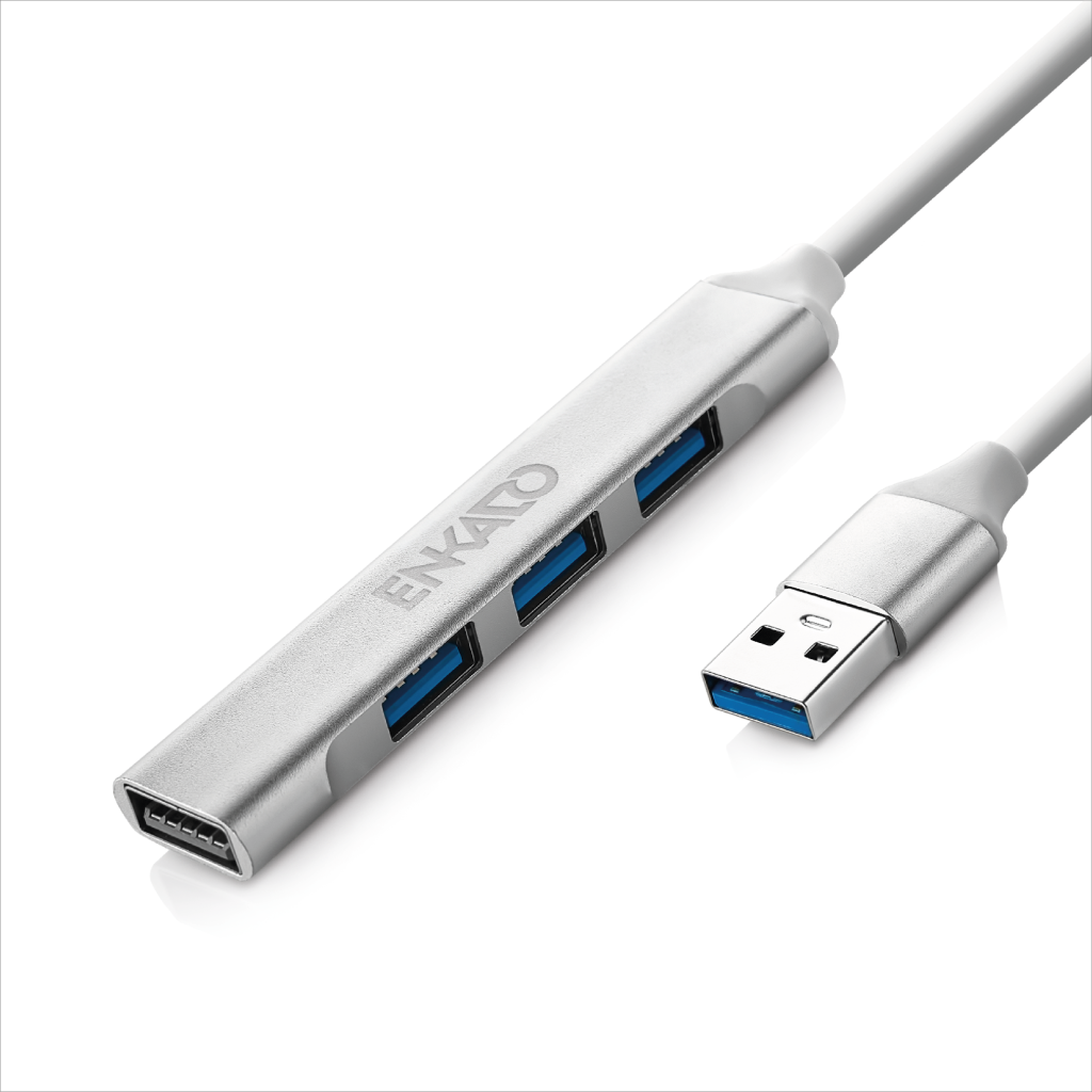 ENKADO EKD-UH60, USB3.0 to 3xUSB 2.0, 1xUSB 3.0, Metal, USB HUB