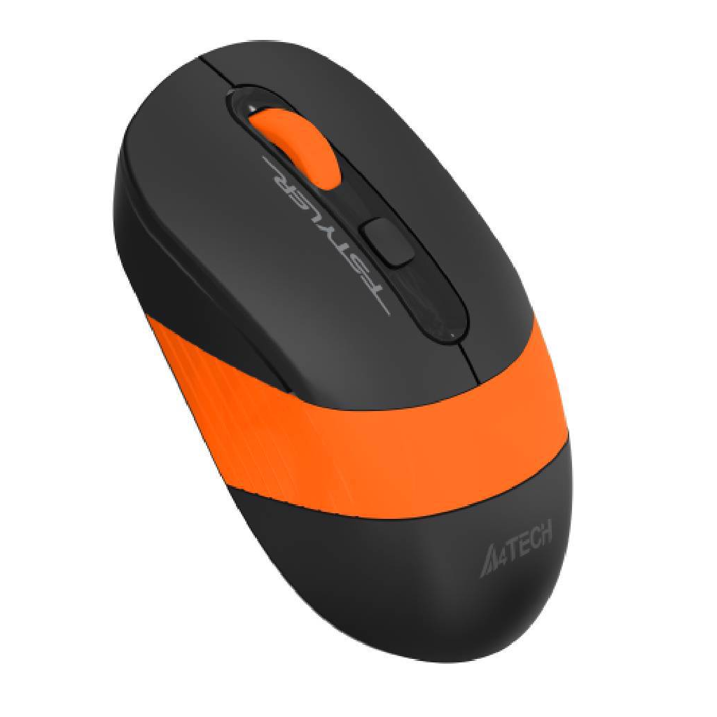 A4 TECH FG10 (Turuncu) FSTYLER 2,4Ghz Kablosuz Optik Mouse, 10-15Metre, 4 Buton, Nano Alıcı