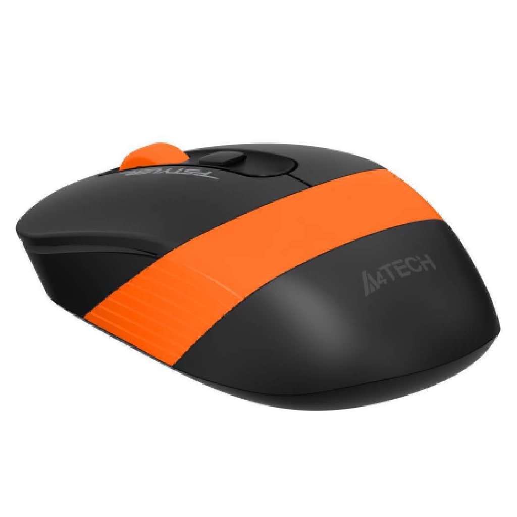 A4 TECH FG10 (Turuncu) FSTYLER 2,4Ghz Kablosuz Optik Mouse, 10-15Metre, 4 Buton, Nano Alıcı