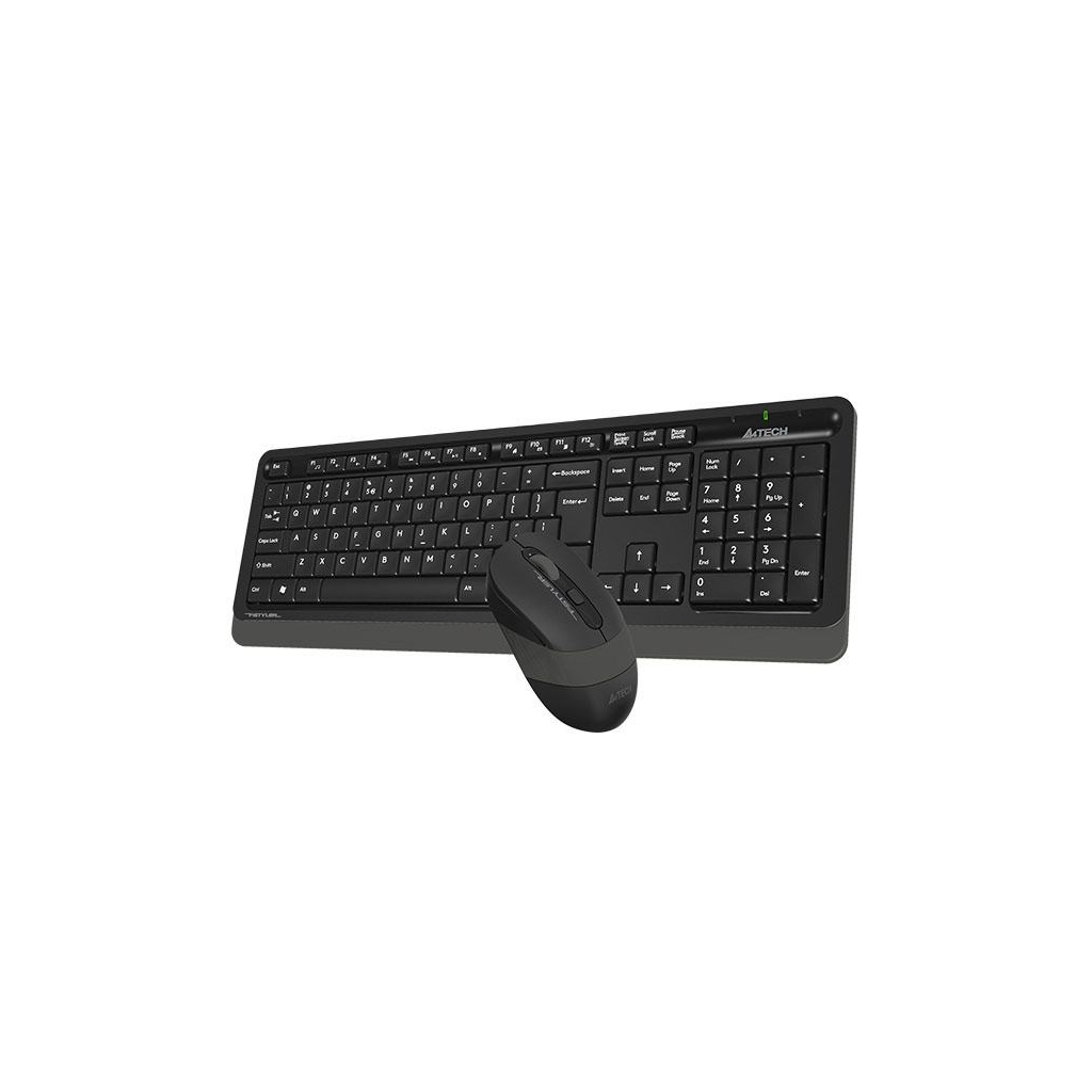 A4 TECH FG1010, Gri, FSTYLER, Türkçe Q, Kablosuz, Klavye Mouse Set