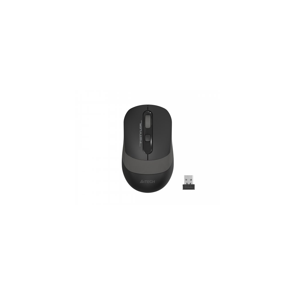 A4 TECH FG10S (Grey) SILENT FSTYLER 2,4Ghz  Kablosuz Optik Mouse, 10-15Metre, 4 Buton, Nano Alıcı