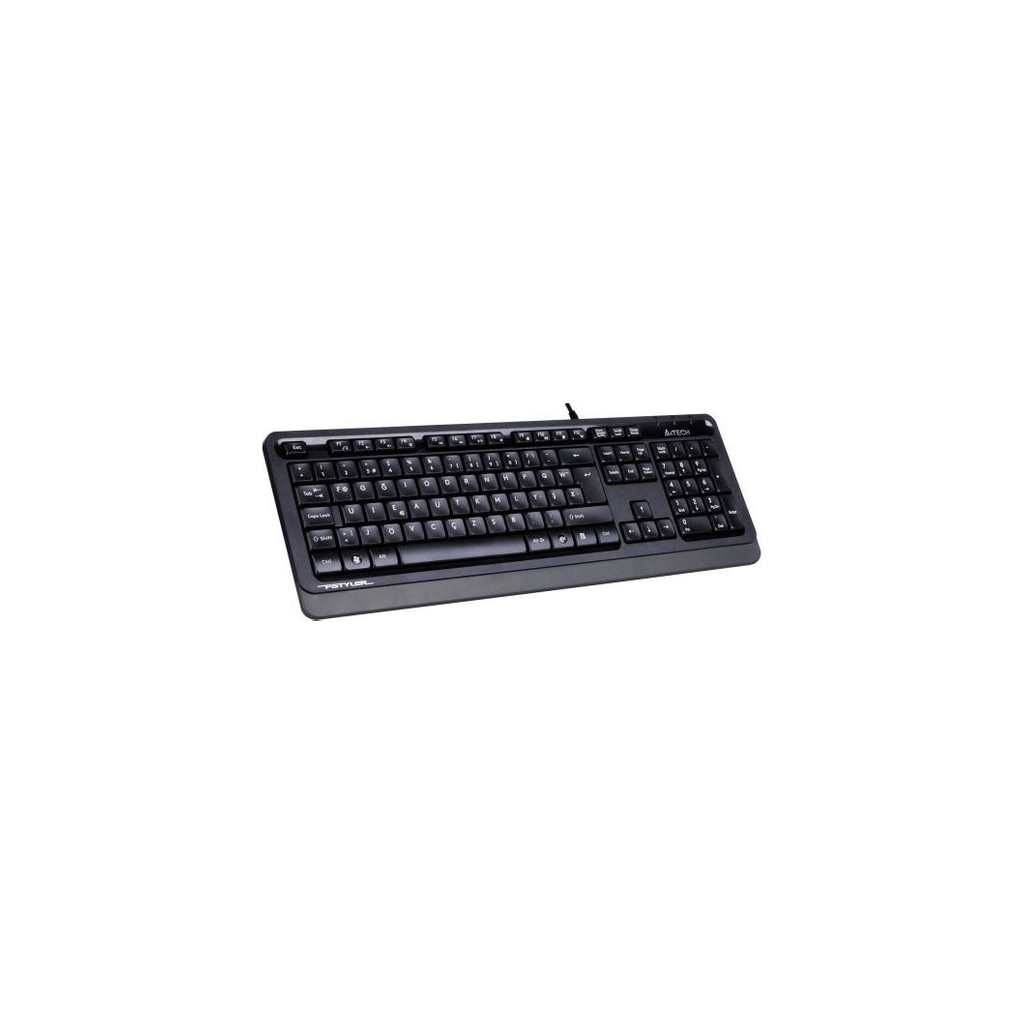 A4 TECH FK10, Gri, FSTYLER, USB Kablolu, Türkçe F, Multimedya KLAVYE