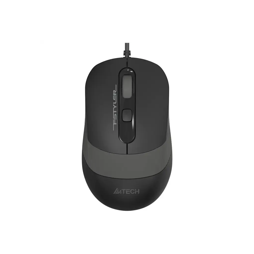 A4 TECH FM10 Siyah-Gri V-Track 1600DPI, Usb Optik  Mouse