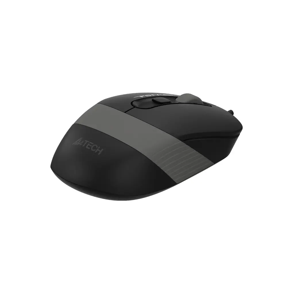 A4 TECH FM10 Siyah-Gri V-Track 1600DPI, Usb Optik  Mouse