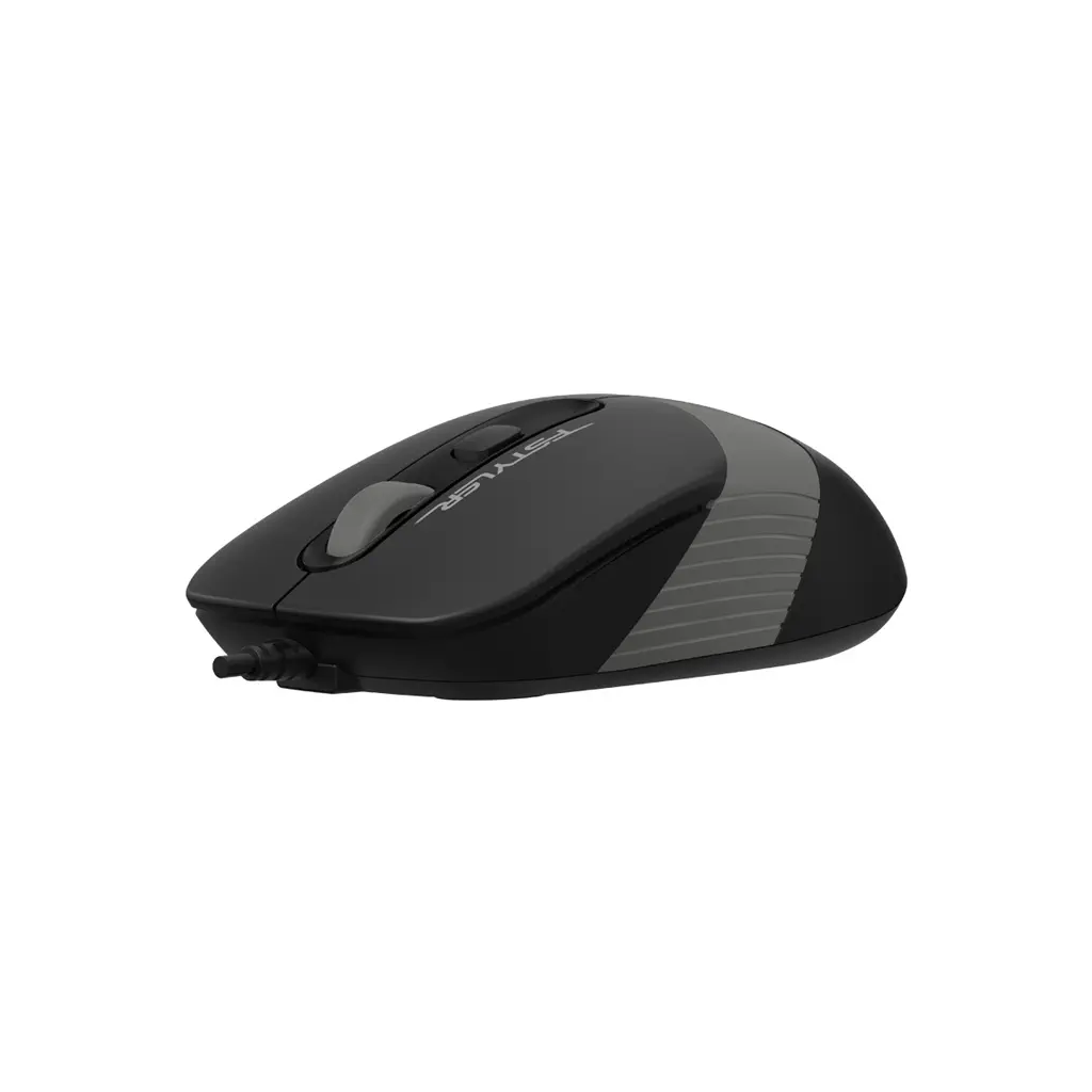 A4 TECH FM10 Siyah-Gri V-Track 1600DPI, Usb Optik  Mouse