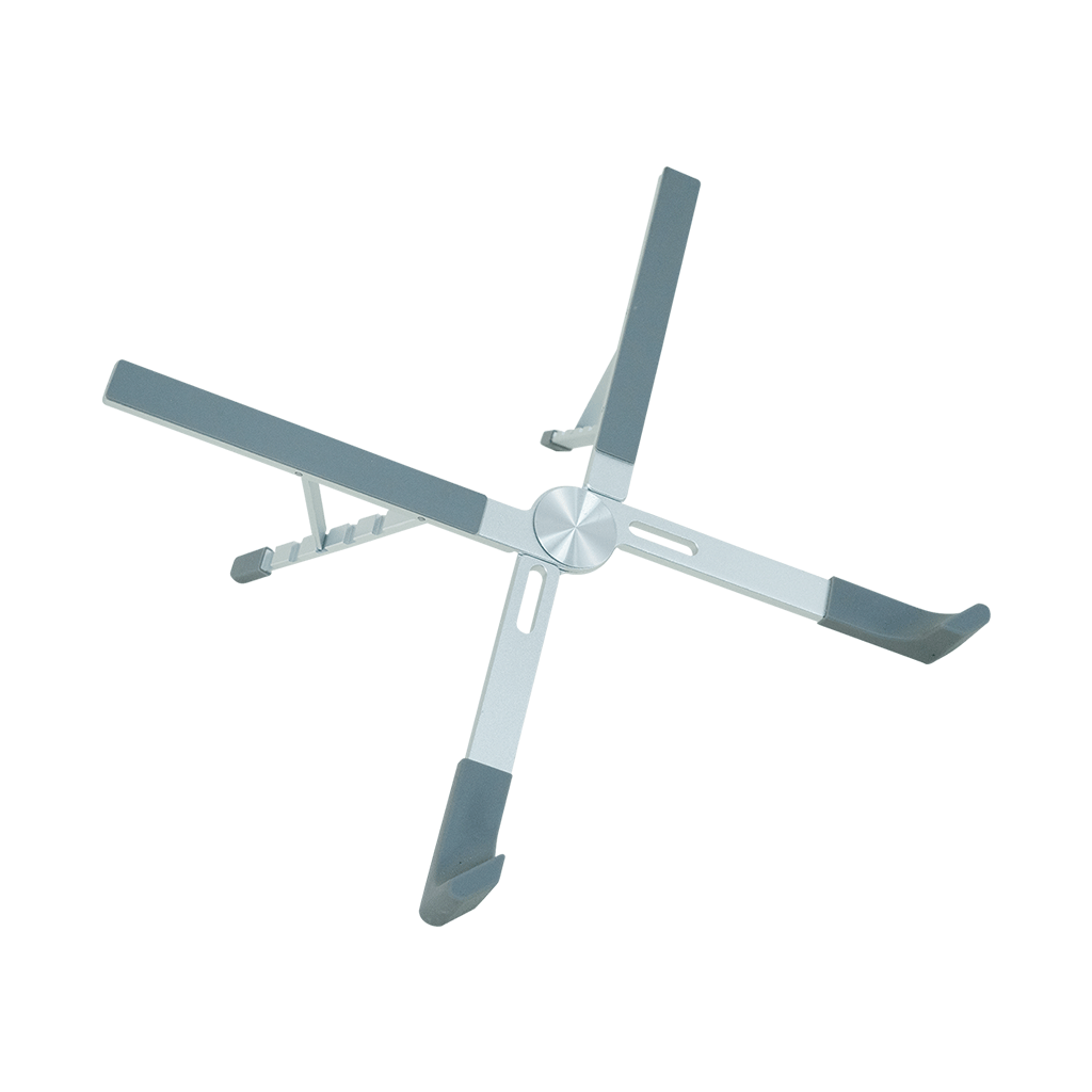 FRISBY FNC-5140ST, 10&quot;-17.3&quot; Taşınabilir,  Katlanır, Notebook Standı, 5 Kademeli Ayarlanabilir Yükseklik, Alüminyum (Gümüş)