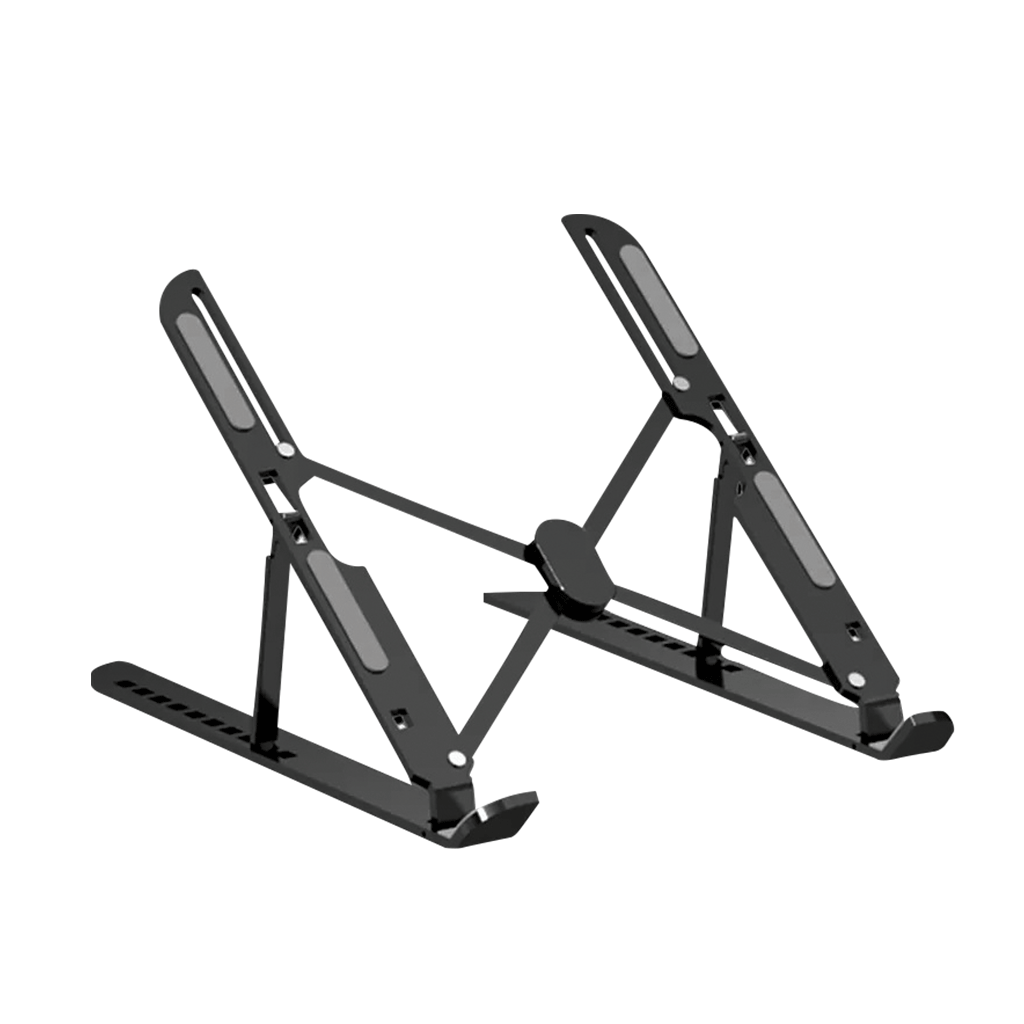 FRISBY FNC-5145ST, 10&quot;-15.6&quot; Taşınabilir,  Katlanır, Notebook Standı, 10 Kademeli Ayarlanabilir Yükseklik, Alüminyum (Siyah)