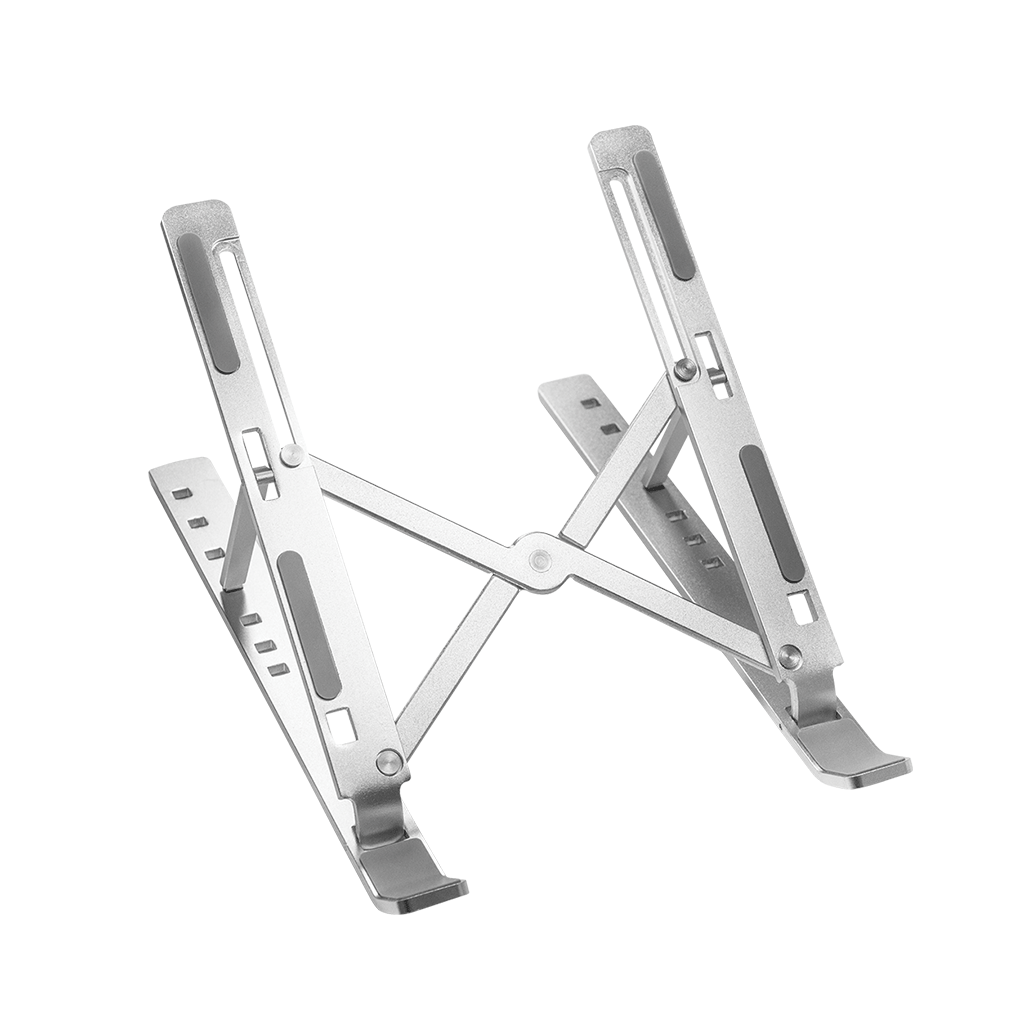 FRISBY FNC-5150ST, 10&quot;-15.6&quot; Taşınabilir,  Katlanır, Notebook Standı, 7 Kademeli Ayarlanabilir Yükseklik, Alüminyum (Gümüş)