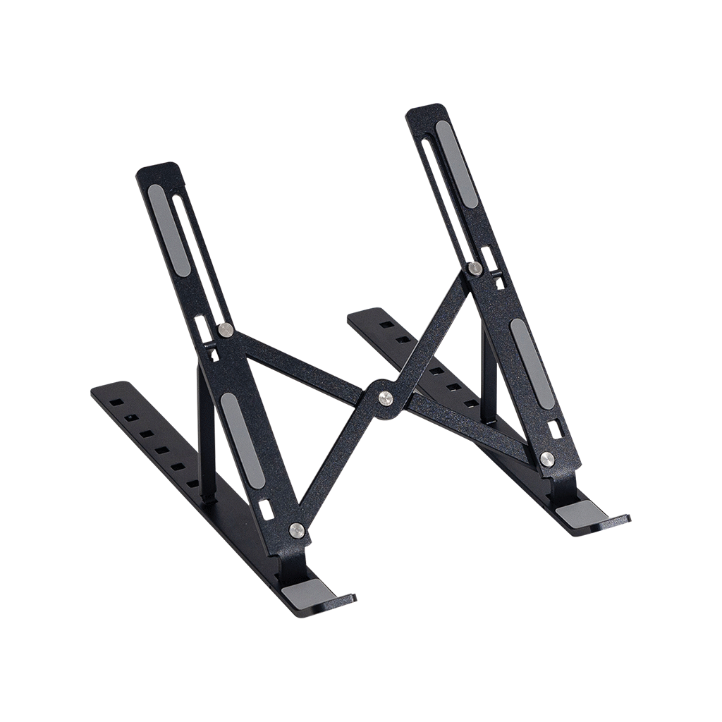 FRISBY FNC-5155ST, 10&quot;-15.6&quot; Taşınabilir,  Katlanır, Notebook Standı, 7 Kademeli Ayarlanabilir Yükseklik, Alüminyum (Siyah)