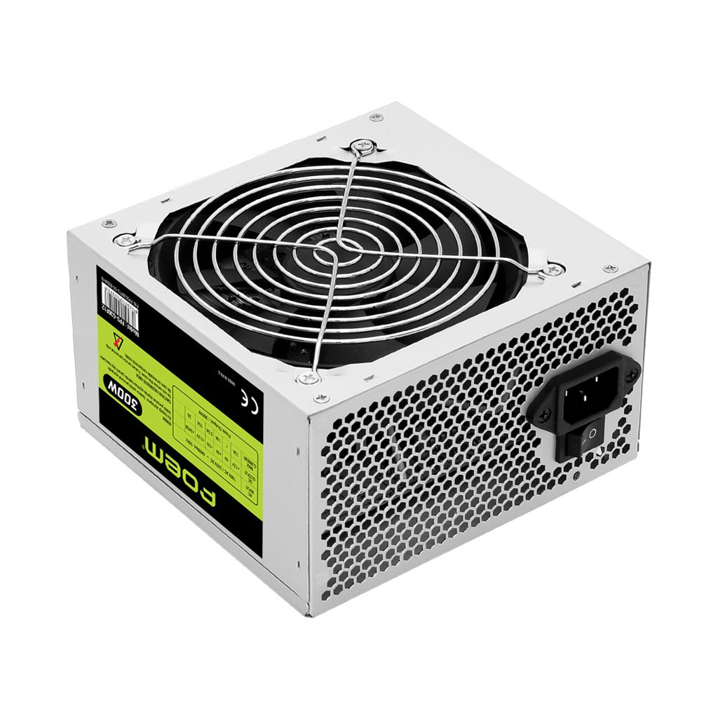 FOEM FPS-G30F12, 300W, 12cm Fan, Sata, ATX, Power Supply (PSU)