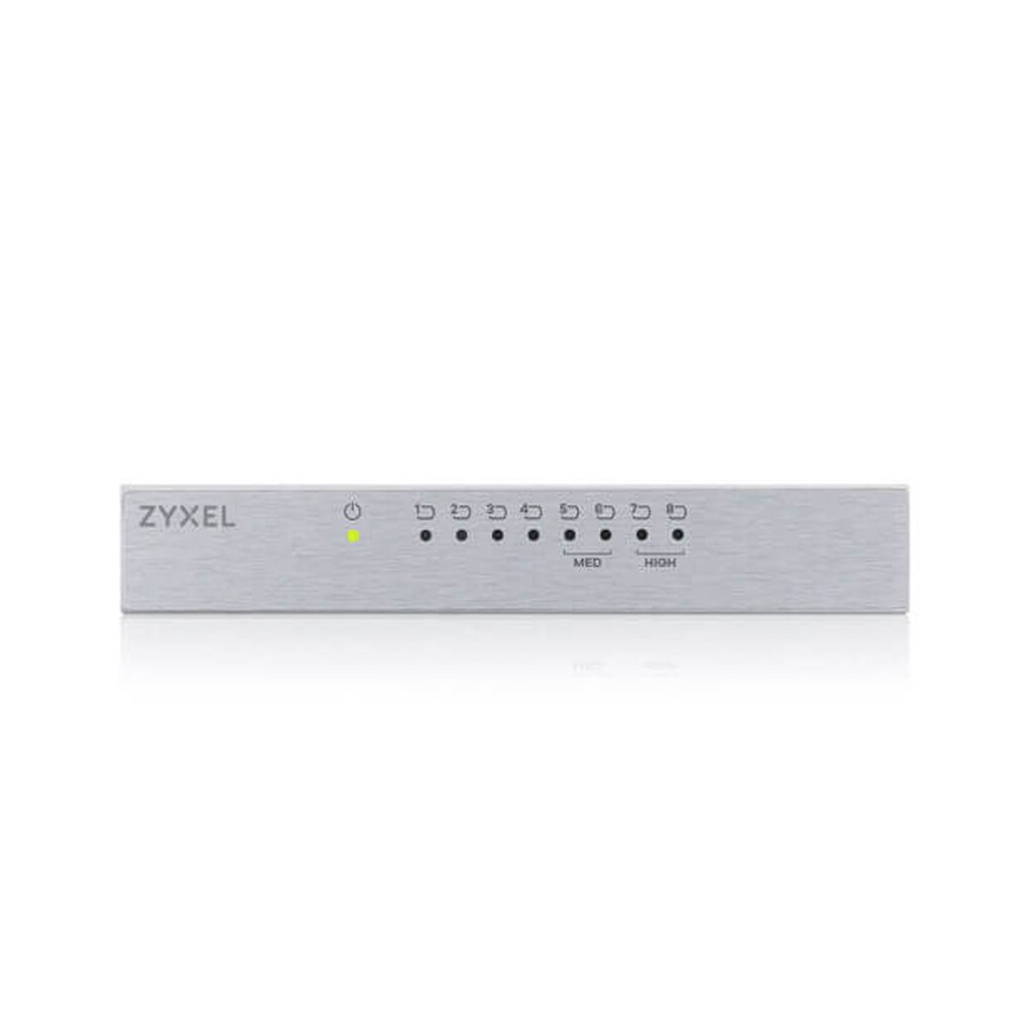 ZyXEL GS-108B V3, 8 Port, GigaBit, Metal Kasa, Yönetilemez, Masaüstü Switch