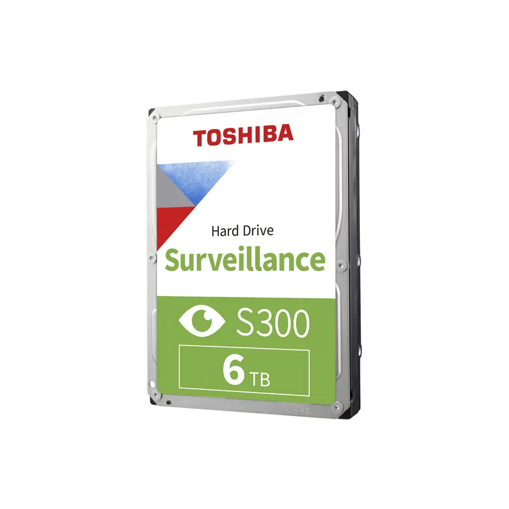 TOSHIBA S300, HDWT860UZSVA, 3.5", 6TB, 256Mb 5400 Rpm, 7/24 Güvenlik HDD (Türkiye Distribütörü Garantili)