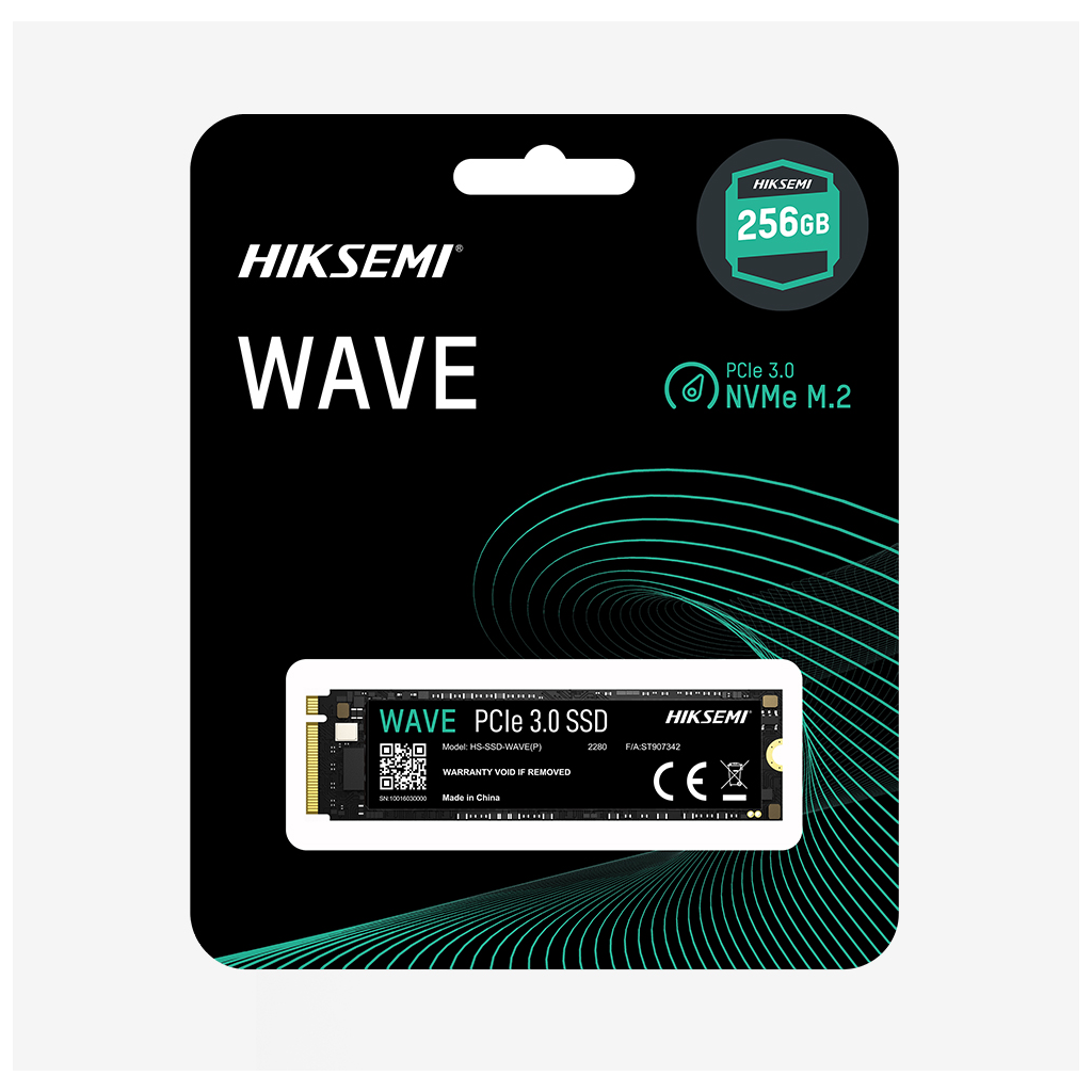 HIKSEMI HS-SSD-WAVE(P) 256G, 2280-1800Mb/s, Gen3, NVMe PCIe M.2 2280, 3D NAND, SSD