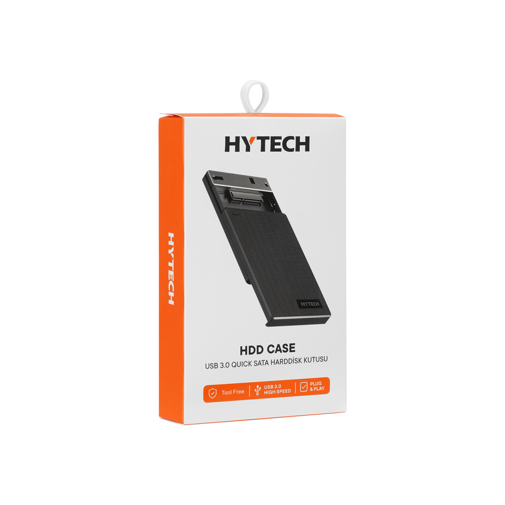 HYTECH HY-HDC27, USB 3.0, Disk Kutusu, Siyah 2,5&quot;