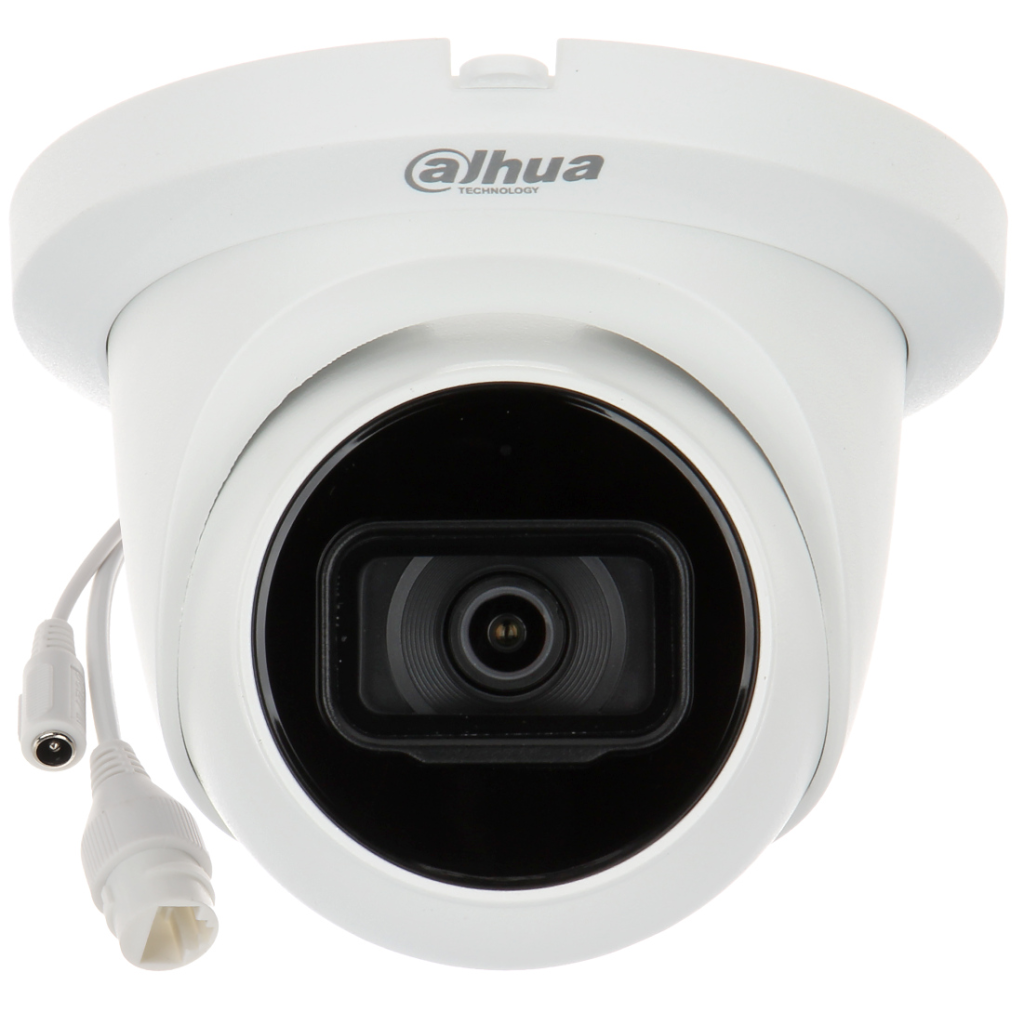 DAHUA IPC-HDW2841TM-S-0280B 8Mpix,  2,8mm Sabit Lens, H265+, 30Mt Gece Görüşü, Dahili Mikrofon, Starlight, IP67,  PoE Dome IP Kamera