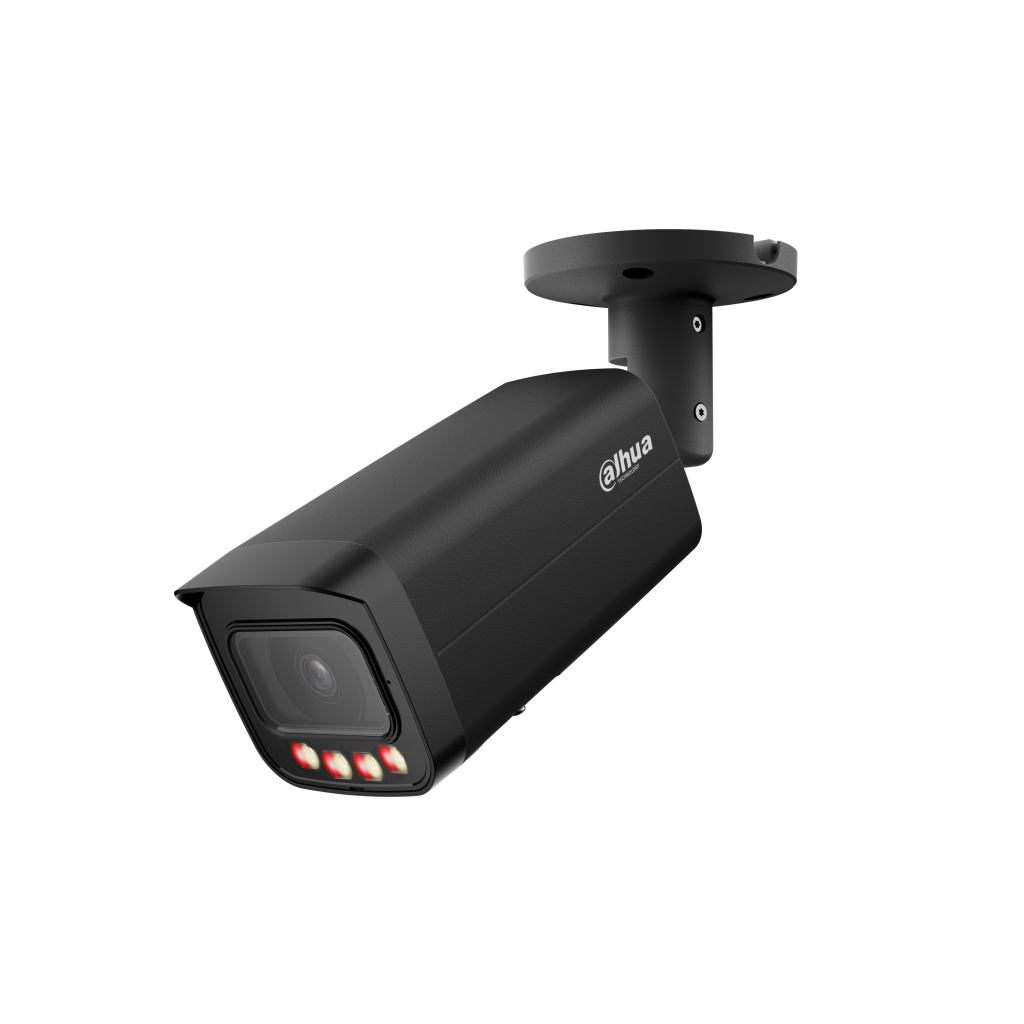 DAHUA IPC-HFW21249T-AS-IL-Black  12Mpix, 3,6mm Lens,SD Kart, Smart Dual Light, H265+, 30Mt Gece Görüşü, IP67, Dahili Mikrofon, PoE Bullet IP Kamera (Siyah)