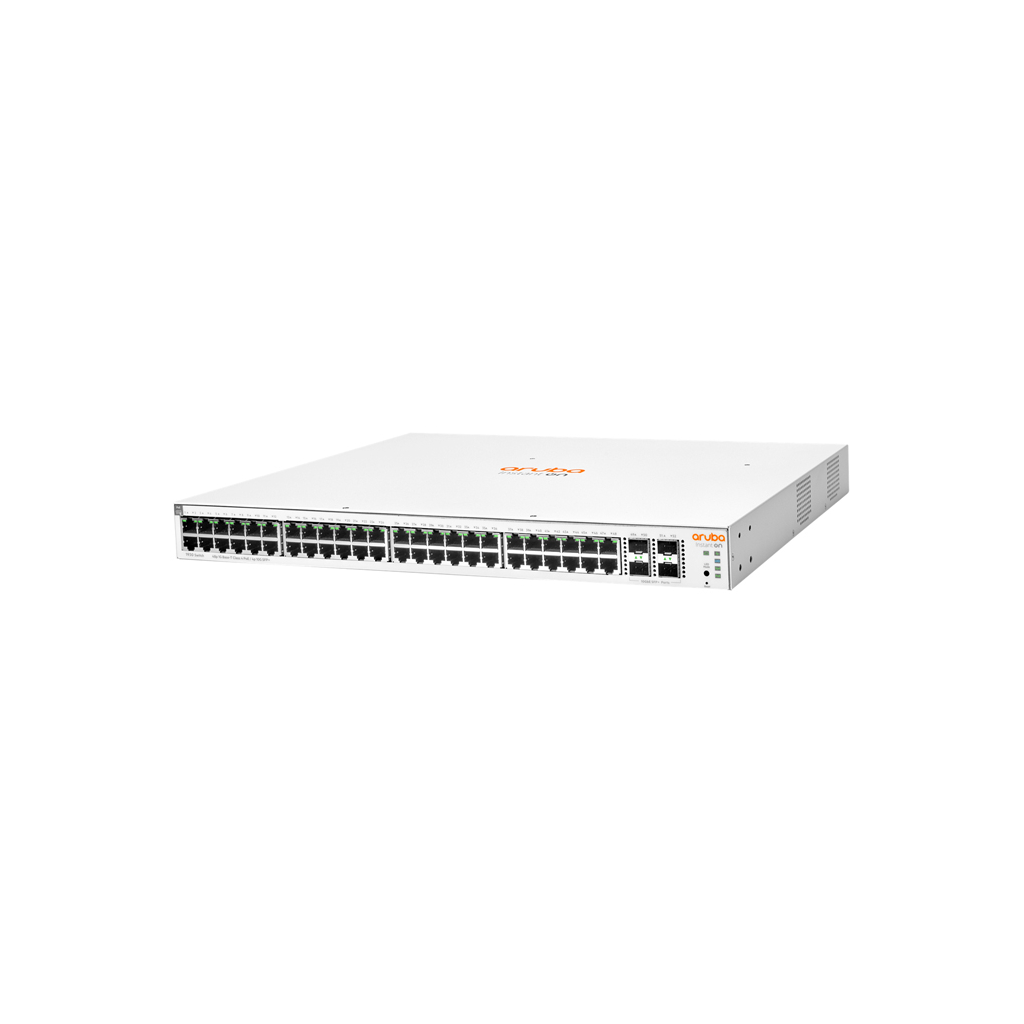 HP Aruba Instant On JL686B, 1930-48G, 48Port,  GigaBit, 48 Port PoE, 370W, 4 Port Gigabit SFP, Yönetilebilir, Rack Mount Switch