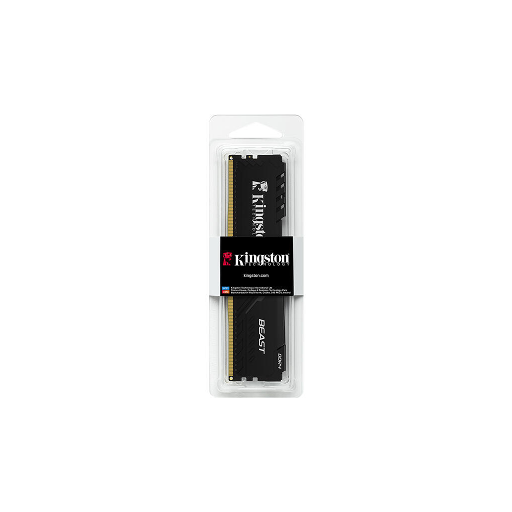 KINGSTON Beast, KF432C16BB/8TR, 8Gb, 3200Mhz, DDR4  , CL16, Desktop Gaming RAM