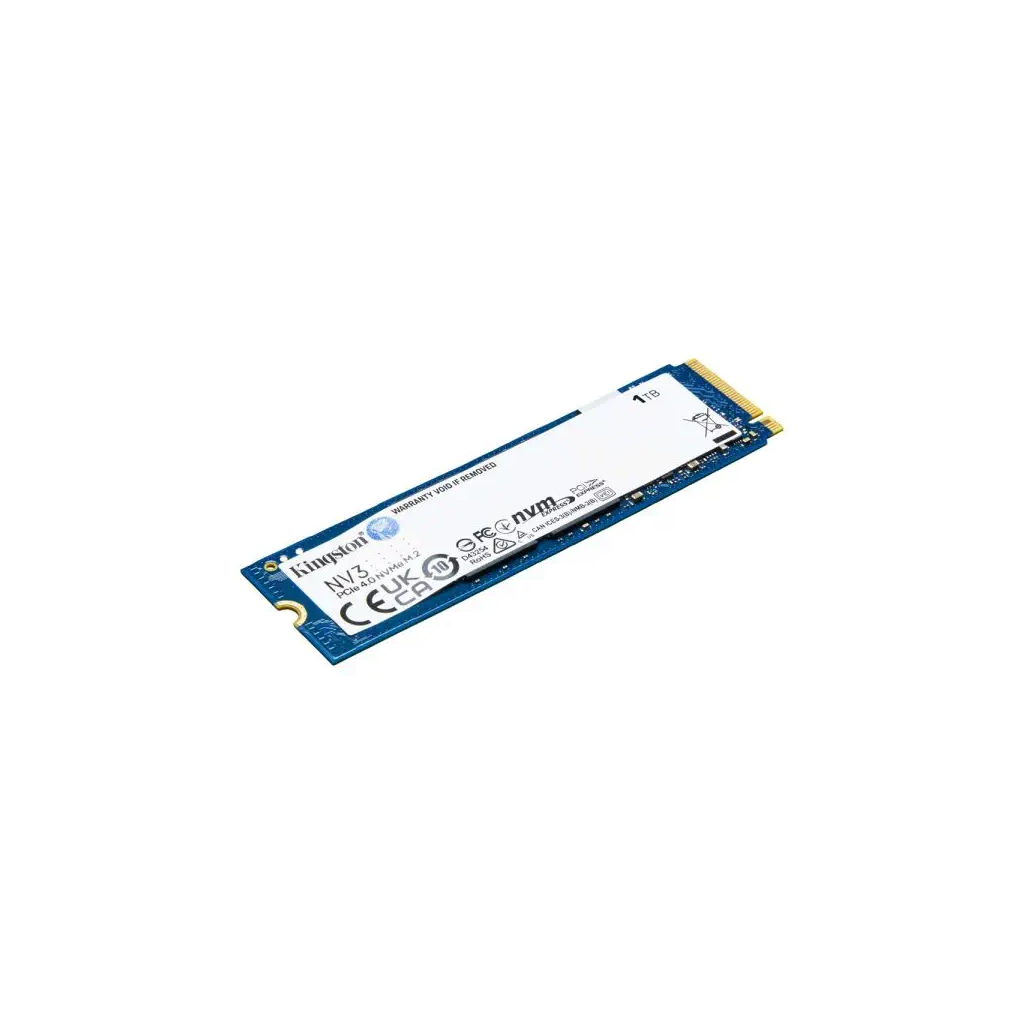 KINGSTON SNV3S/1000G, NV3, 1TB, 6000/4000, Gen4, NVME PCIe M.2 2280, SSD