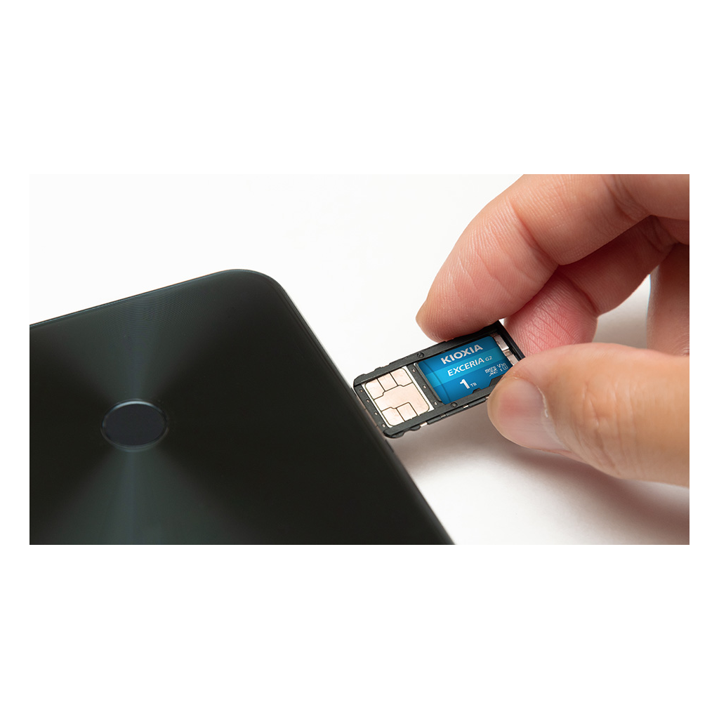 KIOXIA 1TB ExceriaG2, LMEX2L001TG2 U1 V30 4K,  CL10, 100Mb/s, MicroSD Kart Bellek (SD Adaptörlü)