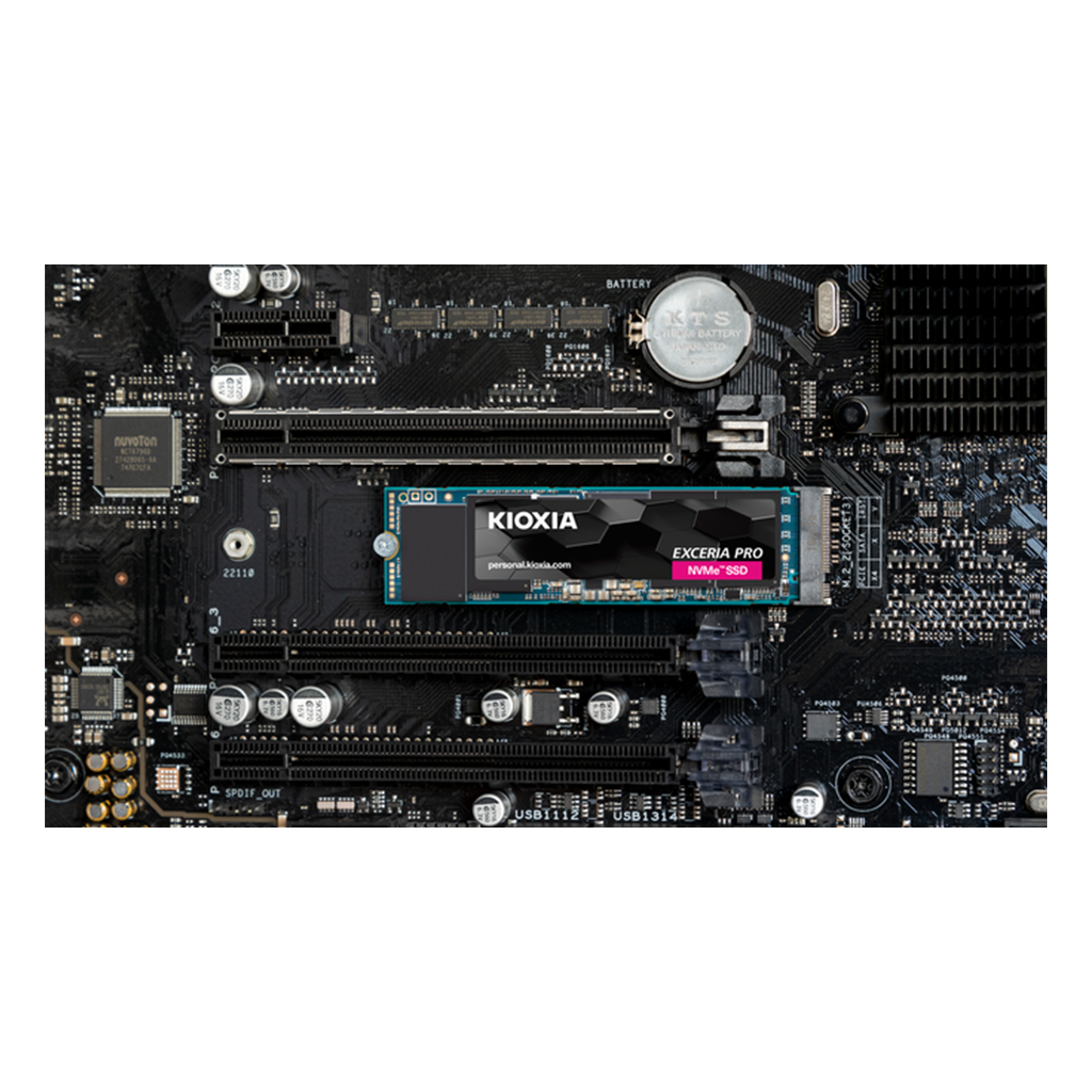 KIOXIA EXCERIA PRO, LSE10Z001TG8, 1TB, 7300/6400, Gen4, NVME PCIe M.2 2280, SSD