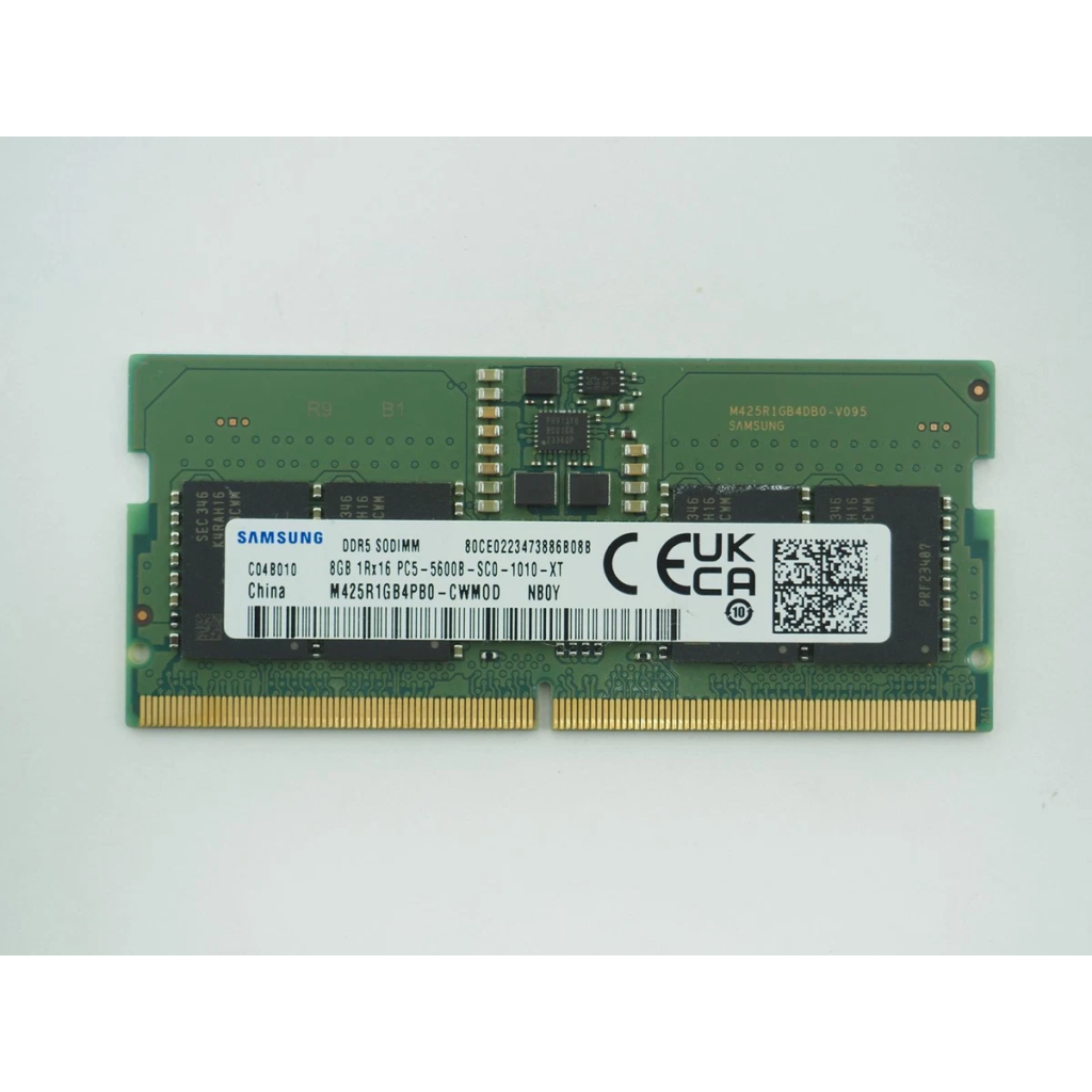 Samsung SAMSO5600/8, 8GB, DDR5, 5600MHz,  CL46, 1.1V Notebook Ram (M425R1GB4PB0-CWM0D)