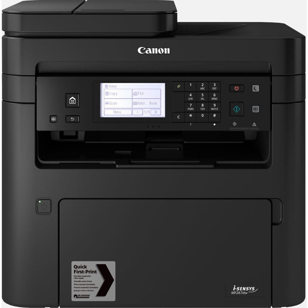 CANON i-SENSYS MF267DW II Lazer Yazıcı,  Tarayıcı, Fotokopi, Fax, Wifi, Lan, Duplex, ORİJİNAL TONERLİ