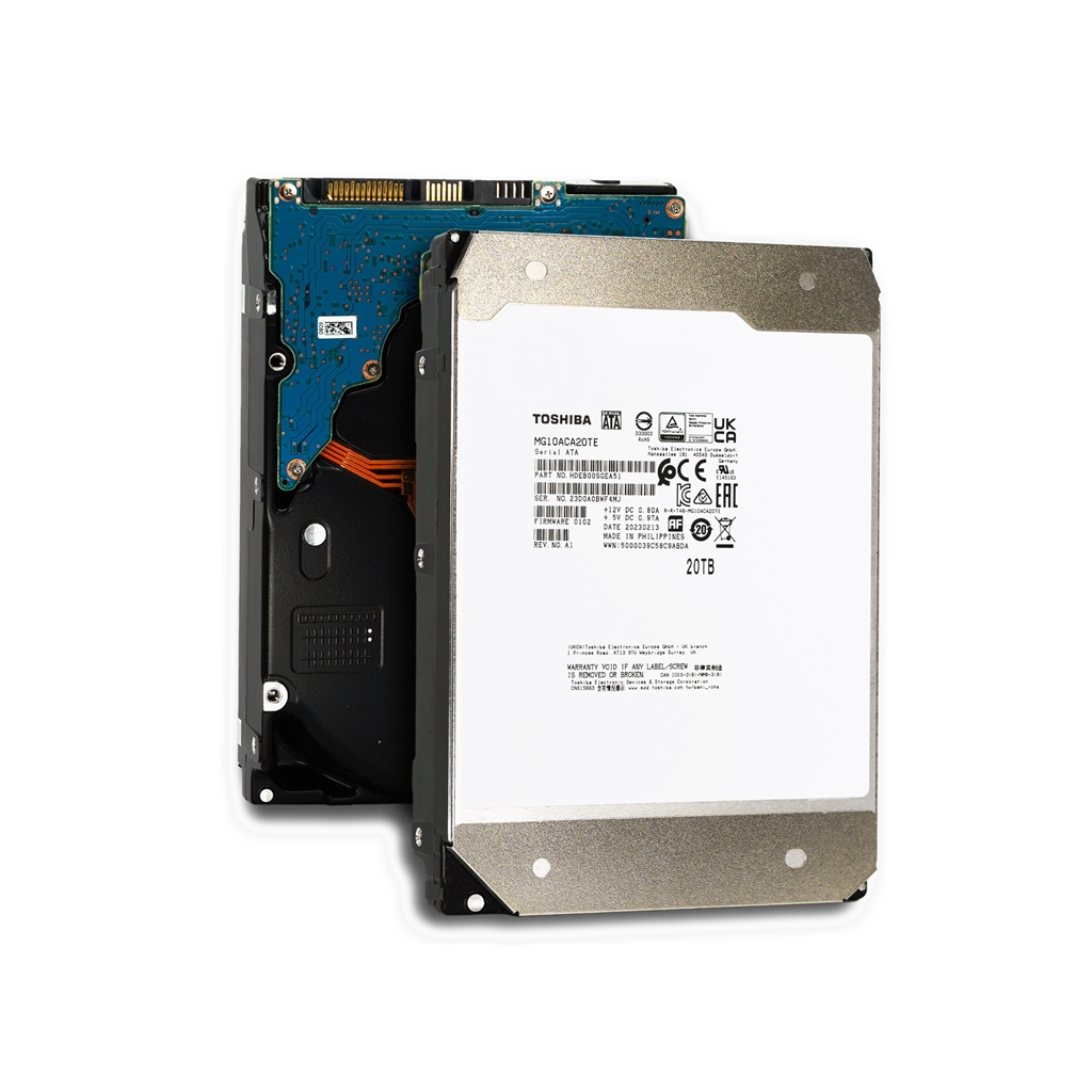 TOSHIBA ENTERPRISE, MG10ACA20TE, 3.5", 20TB, 512Mb 7200 Rpm, 7/24 Güvenlik, Data Center, Nas, Server, HDD (Türkiye Distribütörü Garantili)