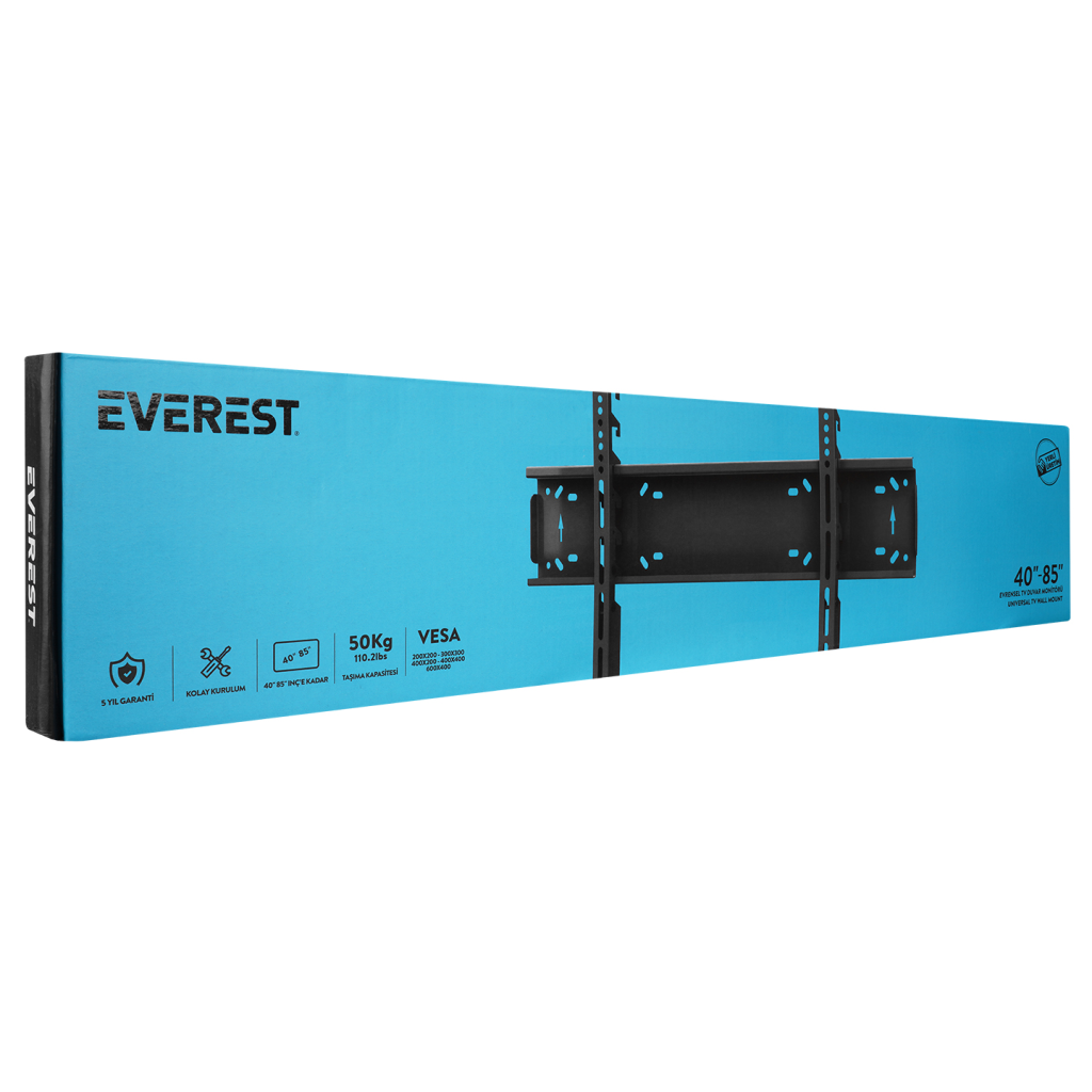 EVEREST MS-8540,  40&quot;- 85&quot; TV Duvar Askı Aparatı