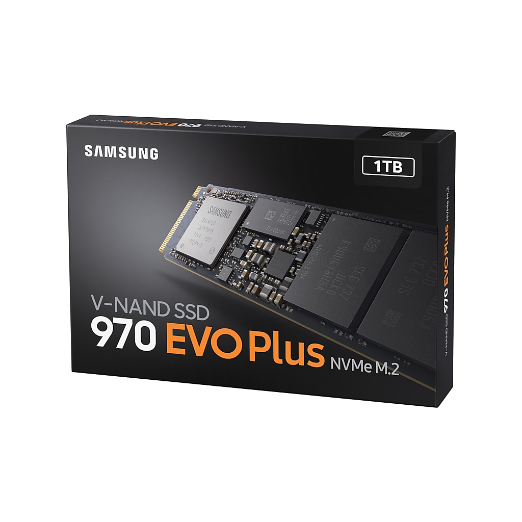 SAMSUNG MZ-V7S1T0BW 970 EVO PLUS 1TB 3500/3300 Gen3, NVMe PCIe M.2 2280, SSD (Türkiye Distribütörü Garantili)