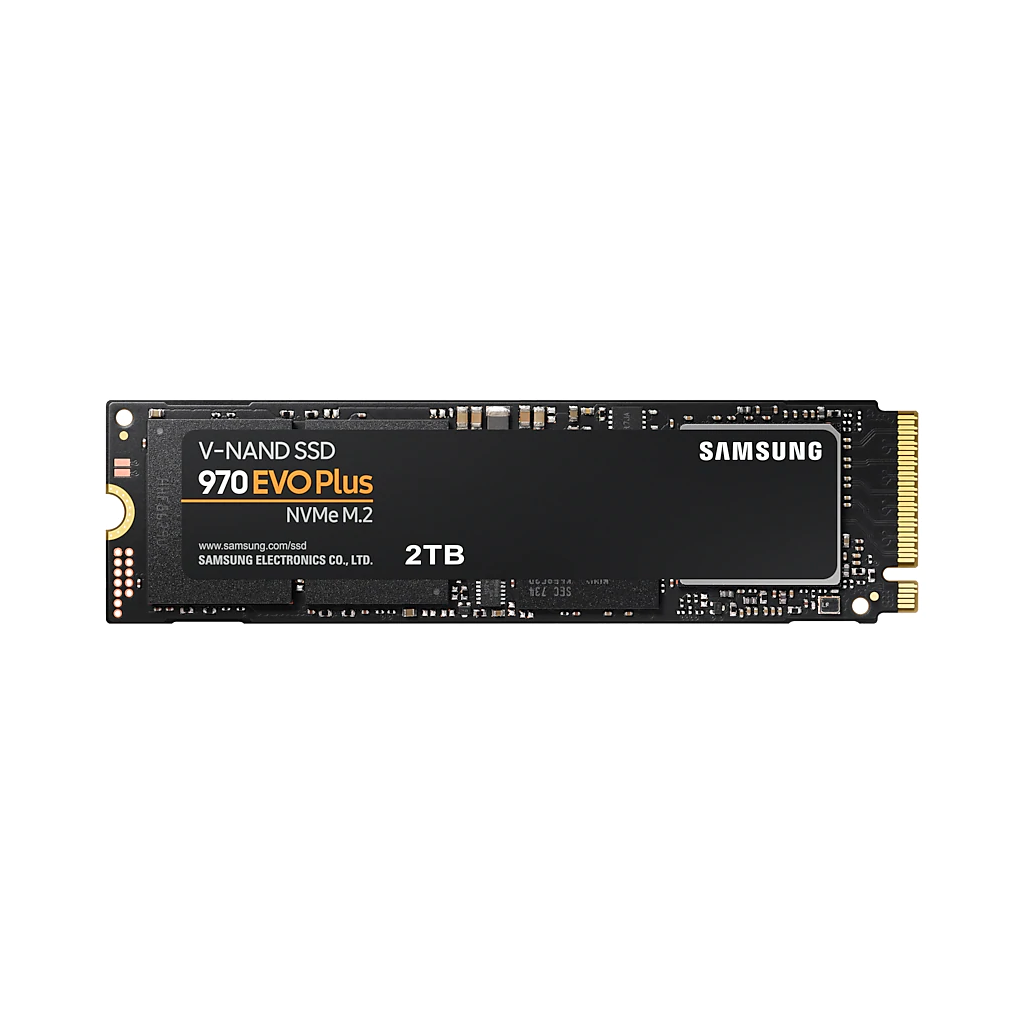 SAMSUNG MZ-V7S2T0BW 970 EVO PLUS 2TB 3500/3300 Gen3, NVMe PCIe M.2 2280, SSD (Türkiye Distribütörü Garantili)