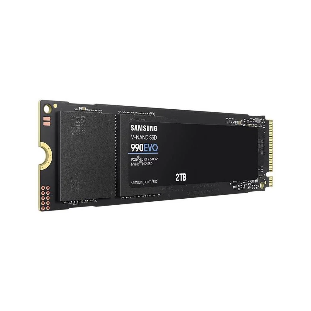 SAMSUNG MZ-V9E2T0BW, 990 EVO, 2TB, 5000/4200, Gen4, NVMe PCIe M.2 2280, SSD (Türkiye Distribütörü Garantili)