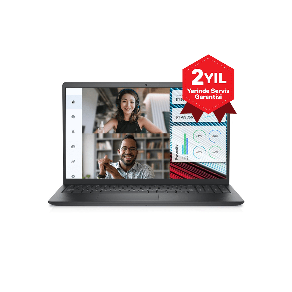 DELL Vostro 3520, N3002PVNB3520U, i5-1235U, 15,6&quot; FHD, 8Gb Ram, 512Gb SSD, Paylaşımlı Ekran Kartı, Free Dos Notebook (6360095)