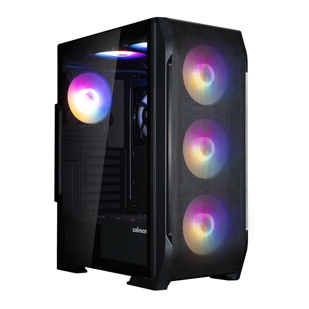 ZALMAN N7 Plus V2, 700W 80+, Mesh Panel, Tempered Glass, 6x120mm RGB Fan, ATX GAMING KASA