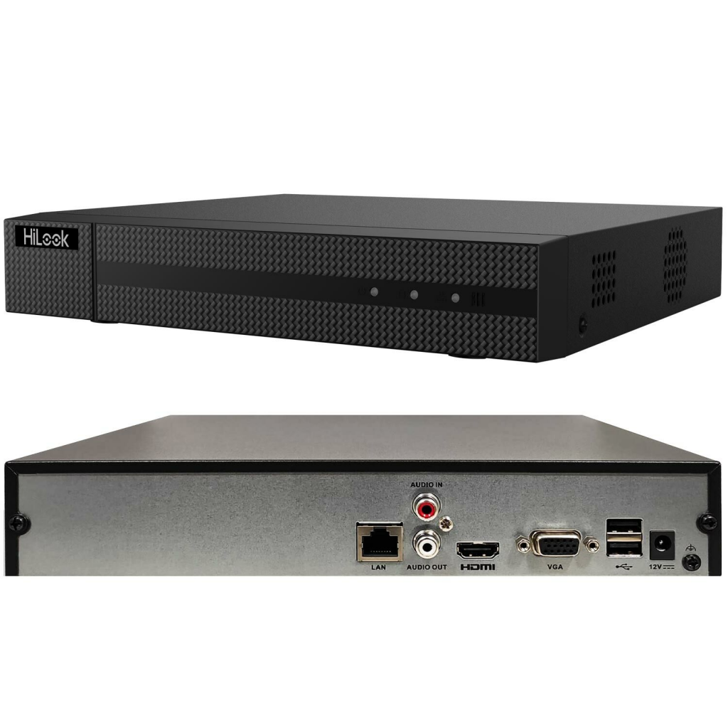 HILOOK NVR-116MH-C, 16Kanal, 8Mpix, H265+, 1 HDD Desteği, 1080P Kayıt, 160Mbps Bant Genişliği, NVR