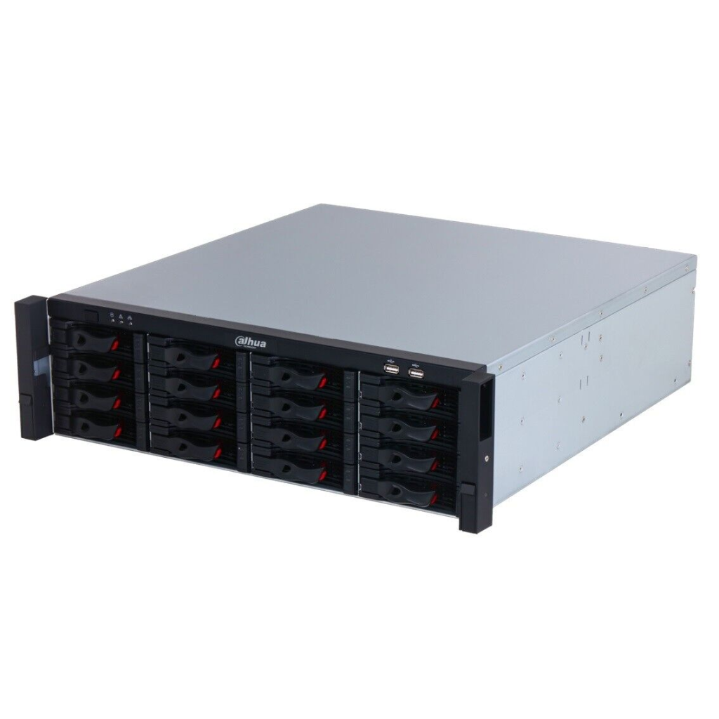 DAHUA  NVR616H-128-XI 32Mpix, H265+, 128Kanal Video,  16 HDD, 1080P Kayıt, 1024 Mbps Bant Genişliği, 4 Port 2500 Mbps LAN, RAID 0/1/5/6/10 NVR