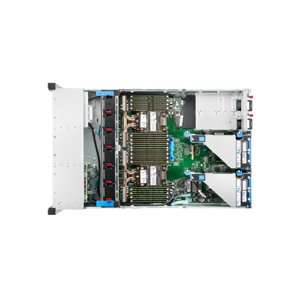 HP P55279-421, DL380, GEN10, Intel Xeon Silver 4310, 32Gb RDIMM Ram, Disk Yok, 8SFF, 1x800W Power, 2U RACK, SERVER