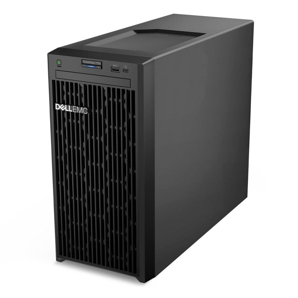 DELL PET150SPL3_UPG-A, T150, Intel Xeon E-2314, 32Gb ECC UDIMM Ram, 1x1Tb SSD, 1x2Tb HDD, 1x300W Power, Free Dos, TOWER, SERVER (6207955)