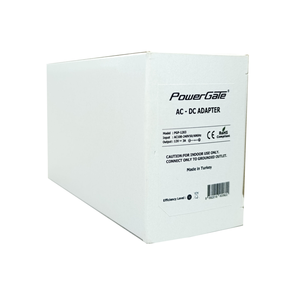 PowerGate PGP-1203, 12V, 3A, DC ADAPTÖR