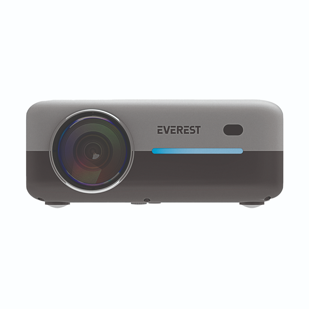 EVEREST PJ03, 300 LED Lümen, 1920X1080, 2xHDMI, 1xUSB, TF Soket, WiFi, Bluetooth, 30.000 Saat Led Ömrü, 3W Speaker, Android 9.0, FULL HD Projeksiyon Cihazı